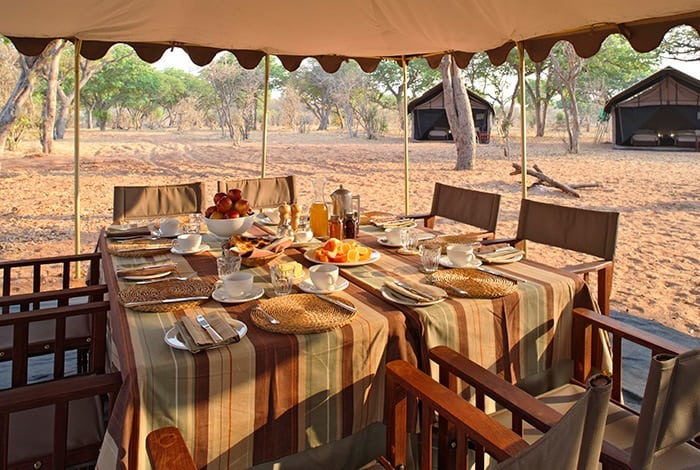 Chobe under Canvas - Guest area