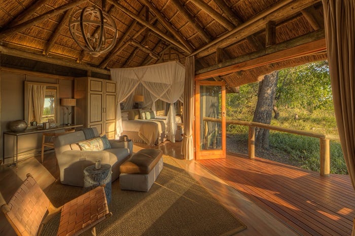 Camp Moremi - Guest bedroom