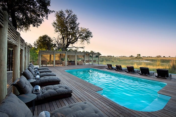 Nxabega Okavango Tented Camp - Pool during day