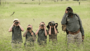 Kids on safari with the best professional guides - safe