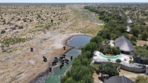 Botswana honeymoon safari lodge at Moela Safari Lodge