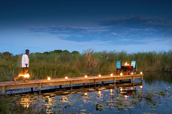 Selinda_Camp-Jetty_and_private_dinner