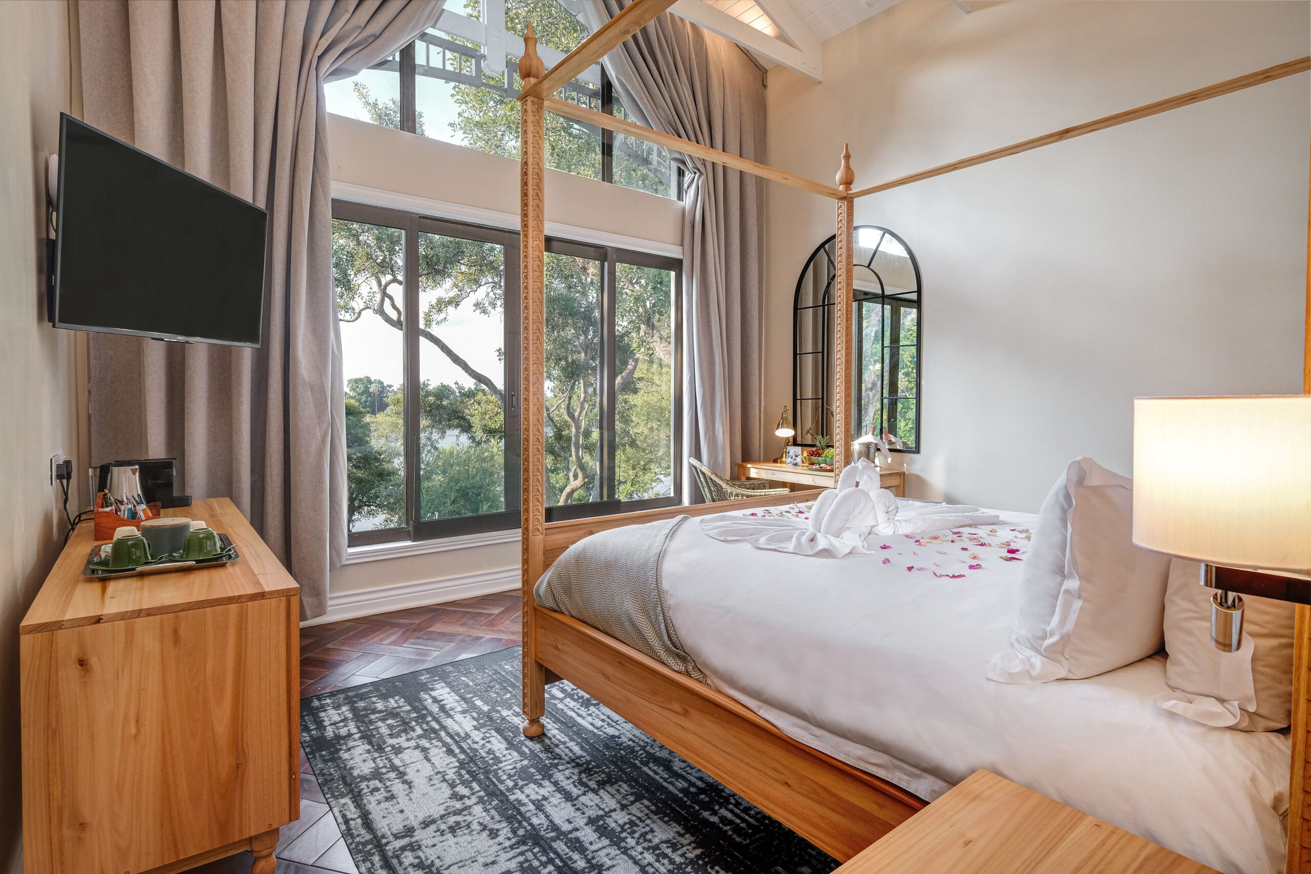 Bedroom River View - Honeymoon Suite - PRH jpeg